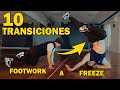 Transiciones  footwork a freeze