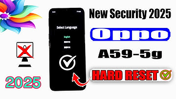 Oppo A59 5G Hard Reset 2025 (CPH2617) Remove Screen Unlock/ Pattern, Pin, Password 100% Working 2025