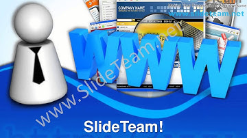 WWW Internet PowerPoint Templates ppt Themes 0812 Slides Backgrounds