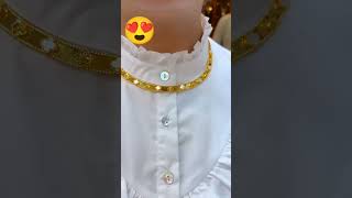 Italian gold necklace trending goldjewellery