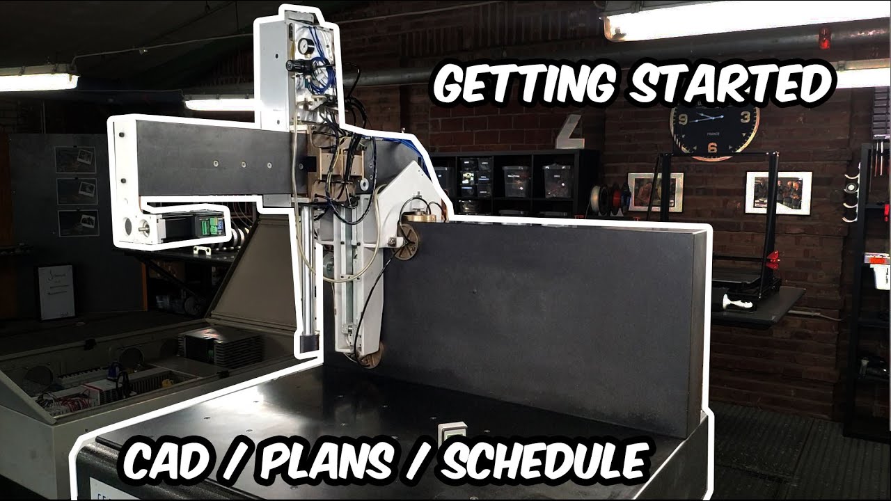 Air Bearing CMM to 3D Printer Conversion S01E02 Plans/CAD/Schedule