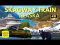 Alaska Fraser Lake Bennett Train | White Pass Yukon Route Railroad | 4K Ultra HD