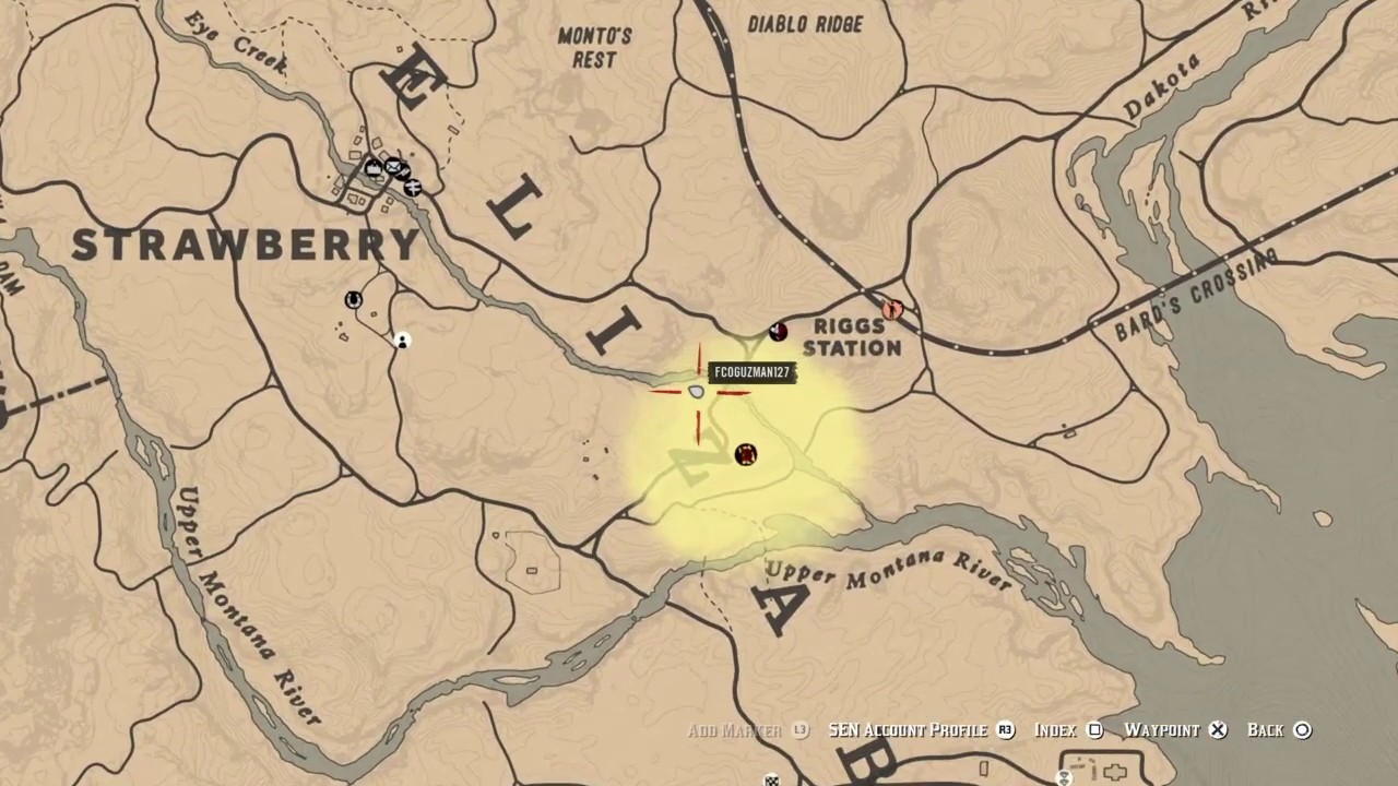 Onde encontrar tesouros do Bardo's Crossing em Red Dead Online? Mapa de  localização