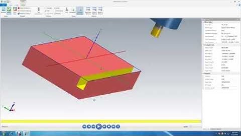 Mastercam Tutorial : Saw Toolpath