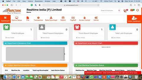 Realtime Cloud Software ( How to Connect Biometrics in Cloud Software)