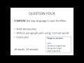 English Language GCSE Revision Video