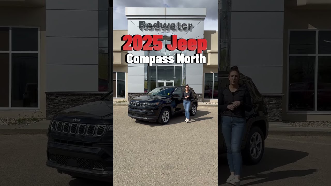 New 2025 Jeep Compass North 4x4 Compact SUV Stock SCO2581 Redwater Dodge