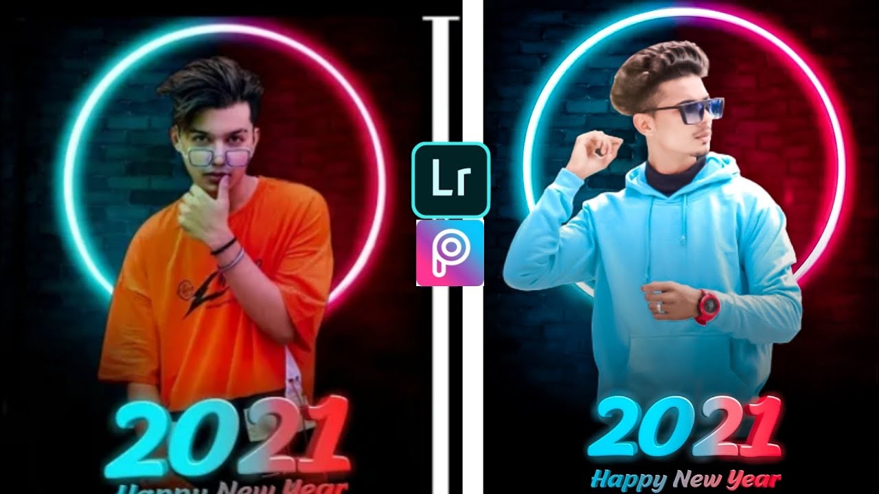 happy new year photo editing ||2022 new year photo editing PicsArt || 2022 new  year Editing | - YouTube