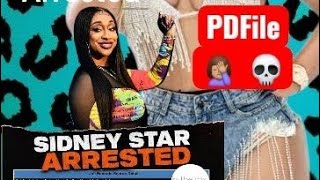 SYDNEY STARR AREESTED FOR PDF