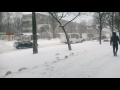 Чистка дорог от снега в Чернигове