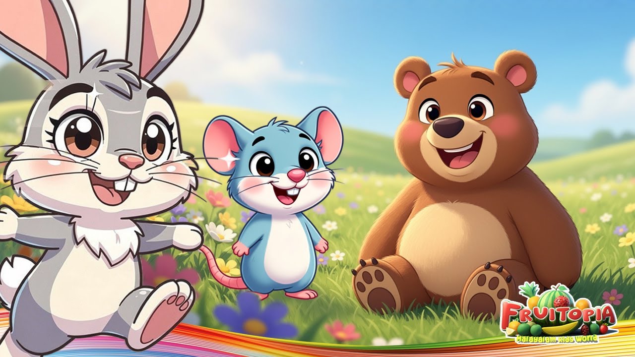 മുയലും കരടിയും   -  Malayalam Fun Stories & Rhymes | Fruitopia Malayalam Kids TV