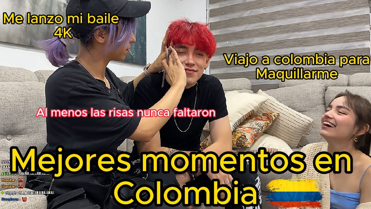 Dia 2 en colombia con MaryBlog y EmedSuki | Glogloking baila 4K | Maquillan  a GlogloKing