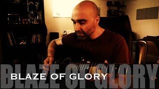 Video thumbnail of "Blaze of Glory ~ Jon Bon Jovi cover Joe Var Veri (Impromptu take)"