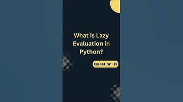 Lazy evaluation#python #pythonbuzz