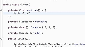 Android Application Development Tutorial - 179 - 3D Cube Intro