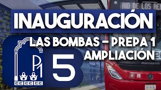 ¡Inauguración! Ampliación METROBÚS línea 5, Las Bombas a Preparatoria 1 – Video Informativo.