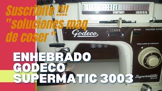 Enhebrado máquina de coser Godeco 3003