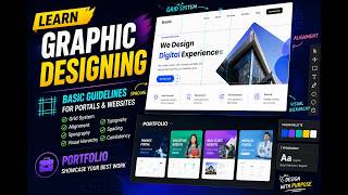How to Design Websites, Portals & Portfolios | Graphic Design Basics Tutorial #graphics