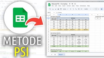 Perhitungan Metode PSI (Preference Selection Index)