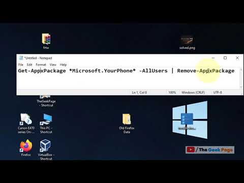 How to remove your phone app from Windows 10 PC