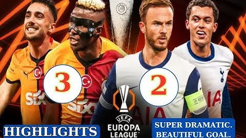 Galatasaray - Tottenham Match Summary (3-2) Beautiful Goal | Osimhen's Decisive Goal 2024