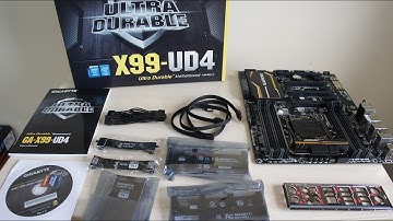 GIGABYTE X99-UD4 unboxing, review, test, intel i7 5930K overclock