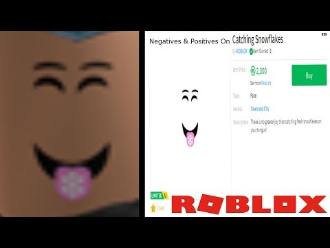 Roblox - Rosto Catching Snowflakes - Roblox - Outros jogos Roblox - GGMAX