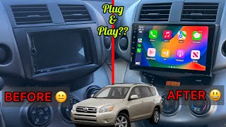 How to Install 9” QLED Android Plug and Play Unit (20062012 Toyota RAV4)