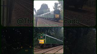 Class 201 201013 'Thumper' Passes Gramshaw Rail Crossing With A 2 Tone