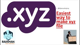 Easiest way to make xyz format file