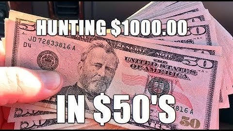 $1000.00 In $50