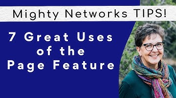 Multipurpose Page Feature | Mighty Network Tips & Tutorial