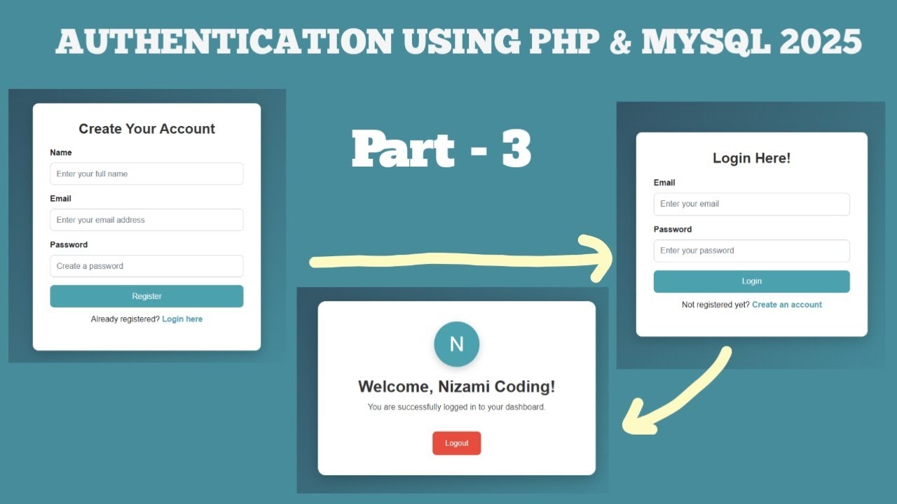 User Auth Module Php The Complete Guide to User Authentication with PHP & MySQL - YouTube