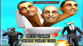 GTA of Skibidi toilet game with cameraman shooter fps best mobile gangster crime city screenshot 5