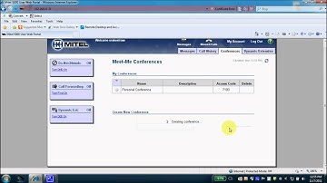 Mitel 5000: User Web Portal
