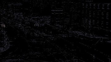 Motion Detection algorithm test - Traffic Scene #1