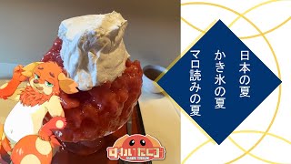 夏が終わっても、かき氷は終わりません！！あとマロ