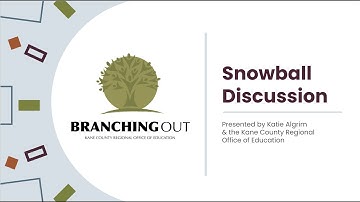 Branching Out: Snowball Discussion
