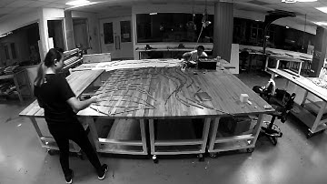 Formwork Small Scale Prototype - Bamboo Formwork for Thin Shell Concrete Structure