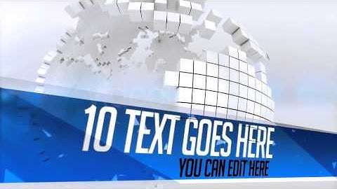 After Effects Project Files   Global Network   VideoHive