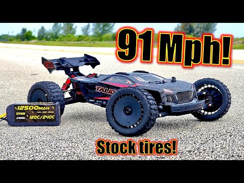 91 Mph Arrma Talion EXB 6S & Blows motor!