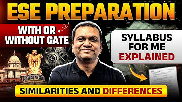 How To Choose Between GATE And ESE | ME Syllabus, Similarities & Differences Explained 🔥