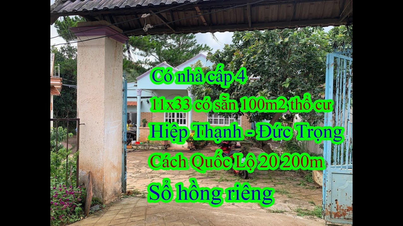 Bán nhà Đức Trọng, Lâm Đồng - cách Quốc Lộ 20 200m -... - youtube
