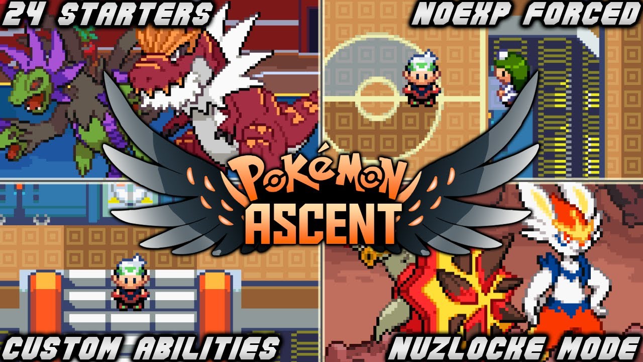 New] Pokemon GBA Rom With Nuzlocke Mode, Following Pokemon