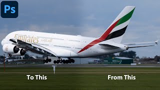 Aviation Photography | How to use the pen to Editing in Photoshop and make the aircraft brighten screenshot 4