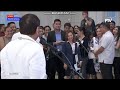 PHL. Pres. Rody Duterte asks the People&#39;s Television 4 reporter during his Press conference