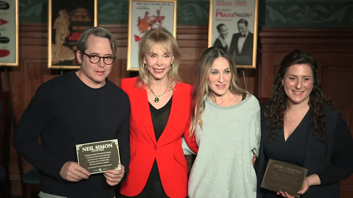 Neil Simon Plaque Unveiling at the Emerson Colonia...