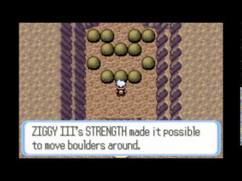 Pokémon Ruby/Sapphire/Emerald - Seafloor Cavern Strength Puzzle
