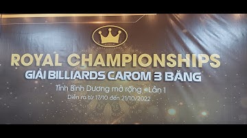 ĐÌNH QUỐC VS TRỌNG NHÂN | Giải Billiard 3C HOÀNG GIA năm 2022