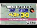 【オリコン協力店 楽園堂】 演歌・歌謡曲 週間売上げランキング ベスト30 2026年5月4日〜2026年5月10日 楠木康平・中村唯人・津吹みゆなどがランクイン